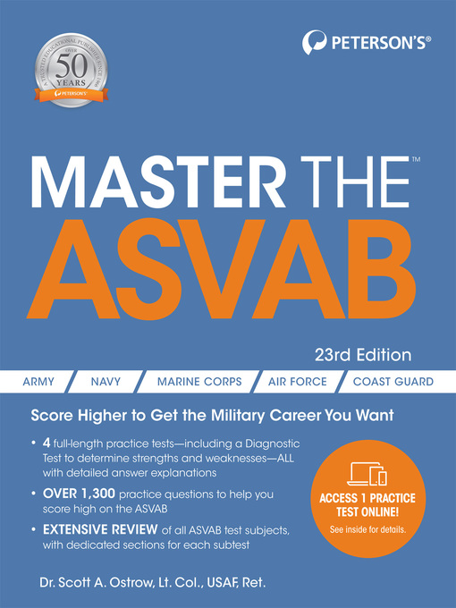 Title details for Master the ASVAB by Peterson's - Available